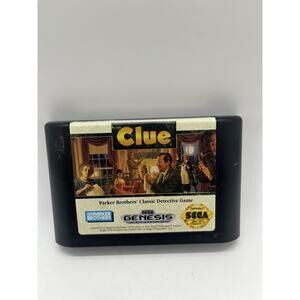 Clue (Sega Genesis, 1992) Cartridge Only - Tested